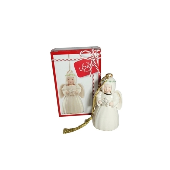 Lenox Holiday Cheer Angel Porcelain Ornament  3½" H - New in Box - Picture 1 of 10